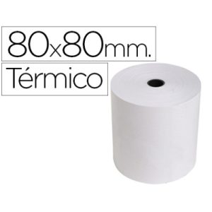 ROLLO REGISTRADORA TERMICO 80 X 80 MM
