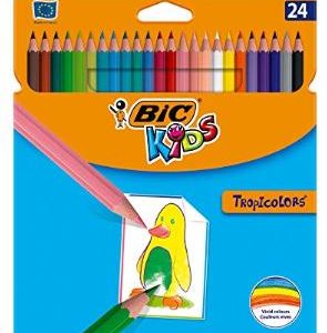 LAPICES 24 COLORES CONTE BIC KIDS TROPIC