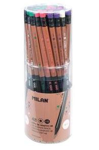 LAPIZ GRAFITO C/GOMA COPPER MILAN