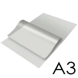 LAMINAS PLAST. A/3 125 MIC. 303X426 IB