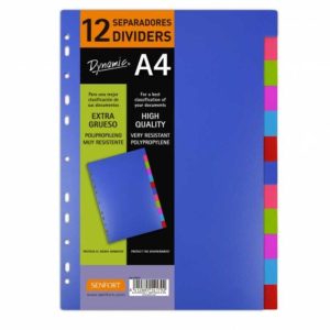 JUEGO DE SEPARADORES 10P POLIP. EXT.FUERTE CARCHIV