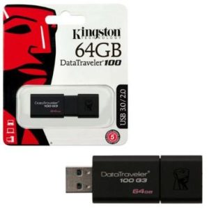 PENDRIVE KINGSTON 64 GB USB 3.0 DATA TRAVELER