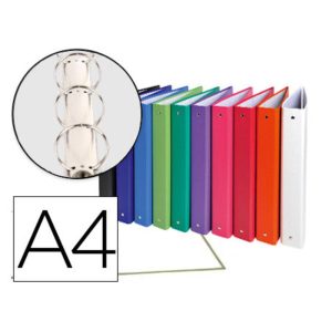 CARPETA 4AN 30MM EXACOMPTA A/4 COLORES SURT.