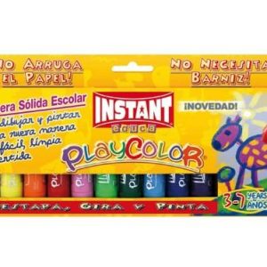 TEMPERA SOLIDA ESCOLAR PAYCOLOR 12 COLORES INSTANT