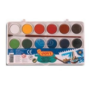 ACUARELAS DE 12 COLORES JOVI