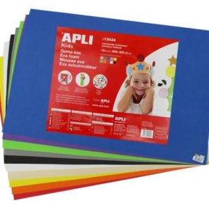 GOMA EVA 40X60 CM COLORES PRECIO UD. APLI/PRYSE