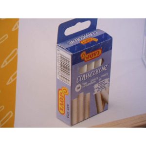 TIZA COLOR  ANTIPOLVO ROBECOLOR 10 U./107004