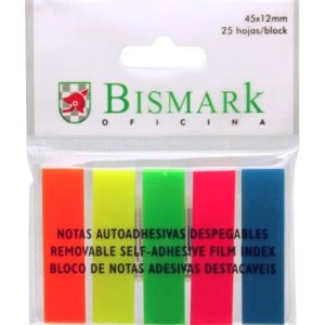 BANDERITAS MARCAPAGINA 5 COLORES BISMARK