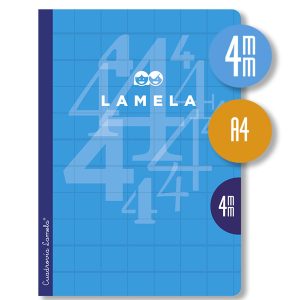 LIBRETA 4º LAMELA 50H 4/5MM C/GRAPAS